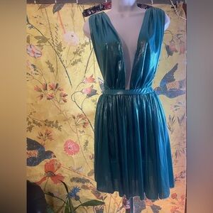 BRONX AND BANCO METALLIC MINI DRESS